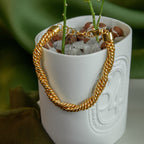 Round Swirl Chain Bracelet