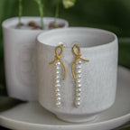 Helical Pearl Earring