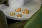 Bamboo Hoop Earring
