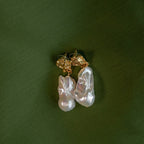 Baroque Gold Foliage Earring