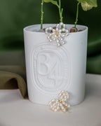 Freshwater Pearl Bow Earring
