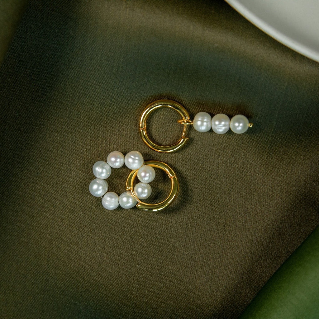 Asymmetry Pearl Earring