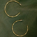 Bamboo Big C Earring
