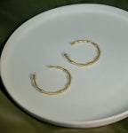Bamboo Big C Earring