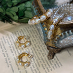 Pearl Hoop Earring