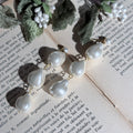 Faux Baroque Pearl Long Earring
