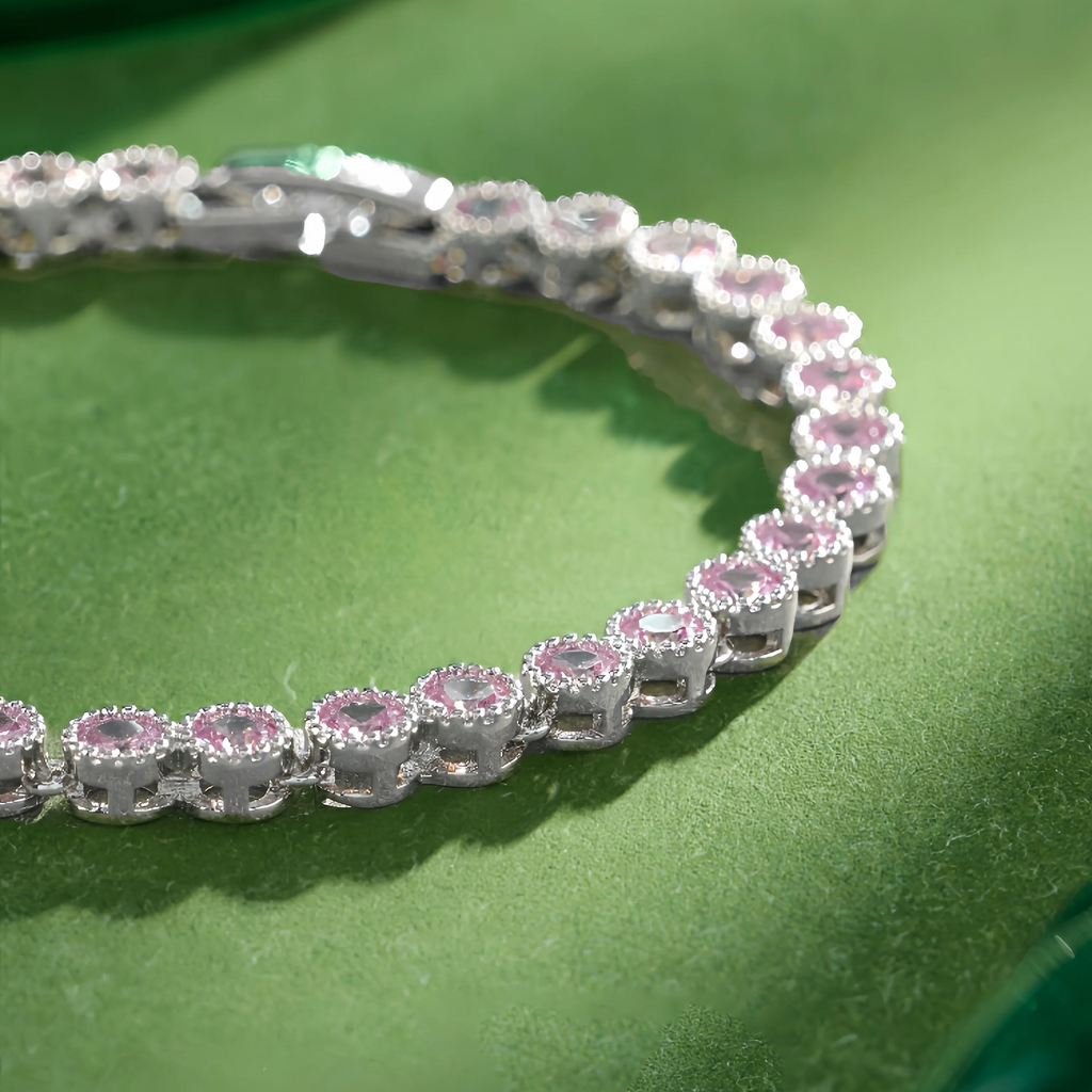Blush Tennis Bracelet