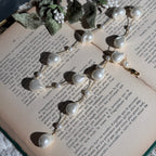 Faux Baroque Pearl Long Necklace