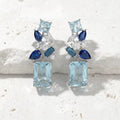Azure Breeze Drop Earrings