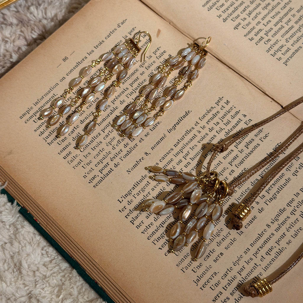 Natural Shell Tassel Necklace