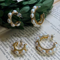 Pearl Hoop Earring