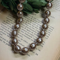 Vintage Style Glass Pearl Necklace