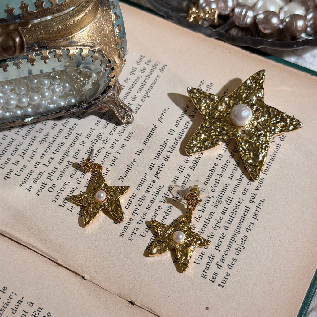 Pearl Starfish Brooch