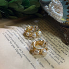 Pearl Hoop Earring