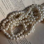 Classic Long Pearls Necklace
