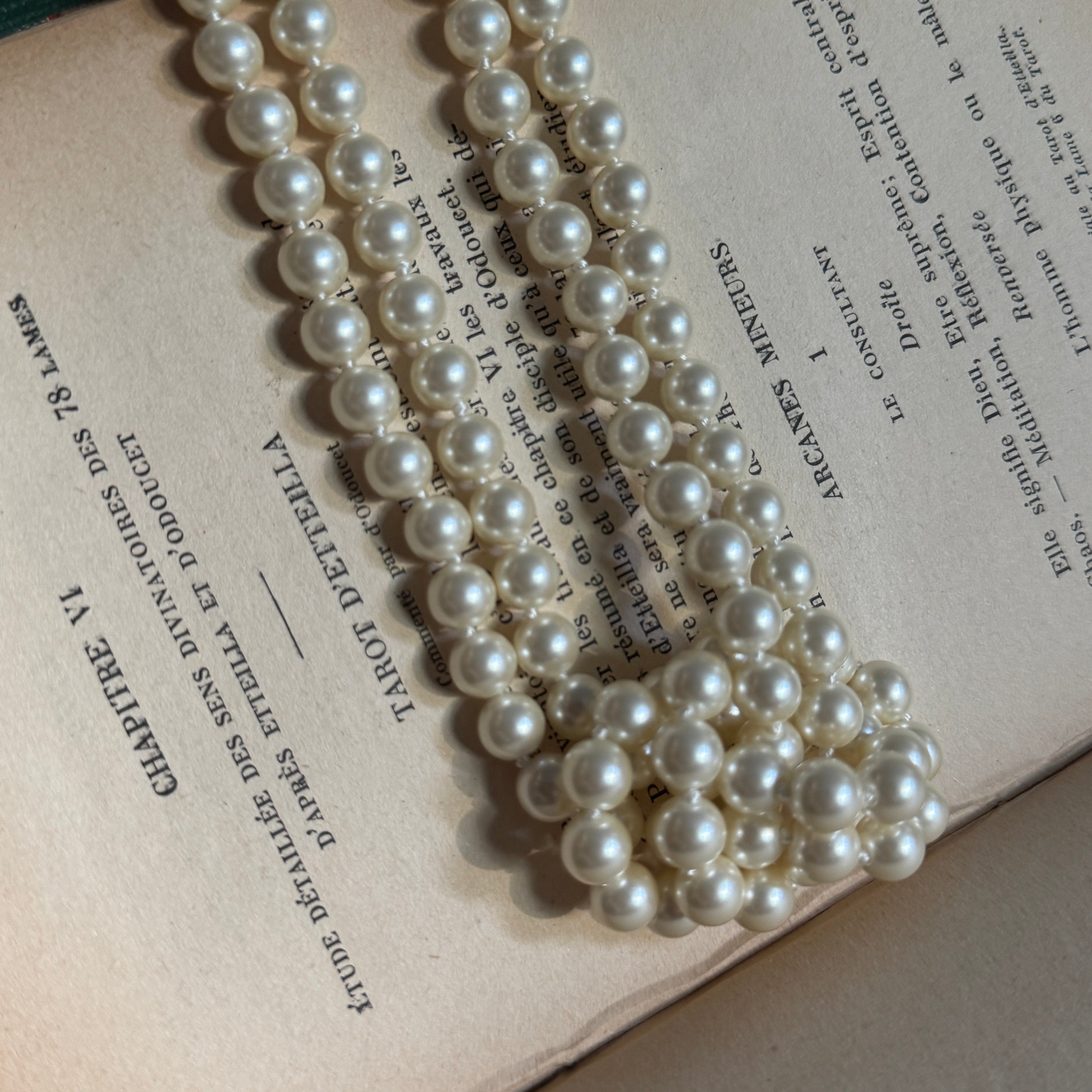 Classic Long Pearls Necklace
