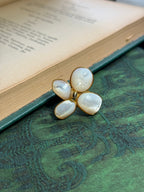 Mother of Pearl Flower Ring