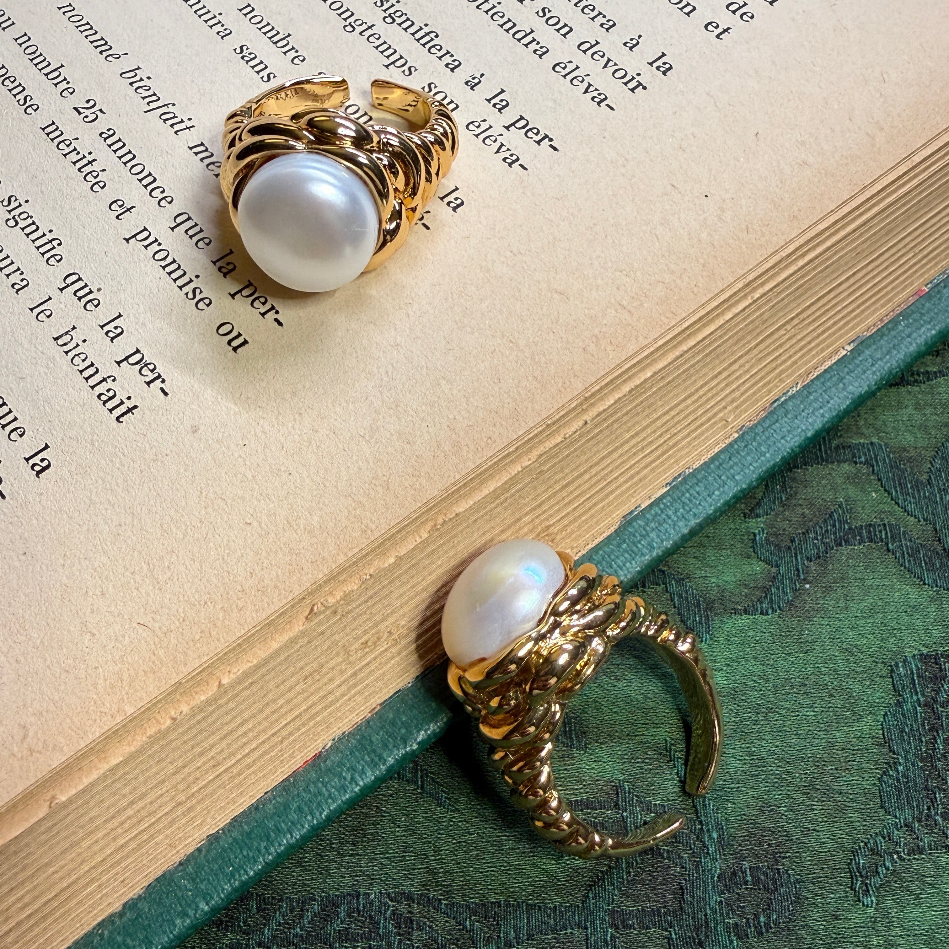 Nest Pearl Ring