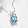 Oceane Royale Aquamarine Pendant Necklace