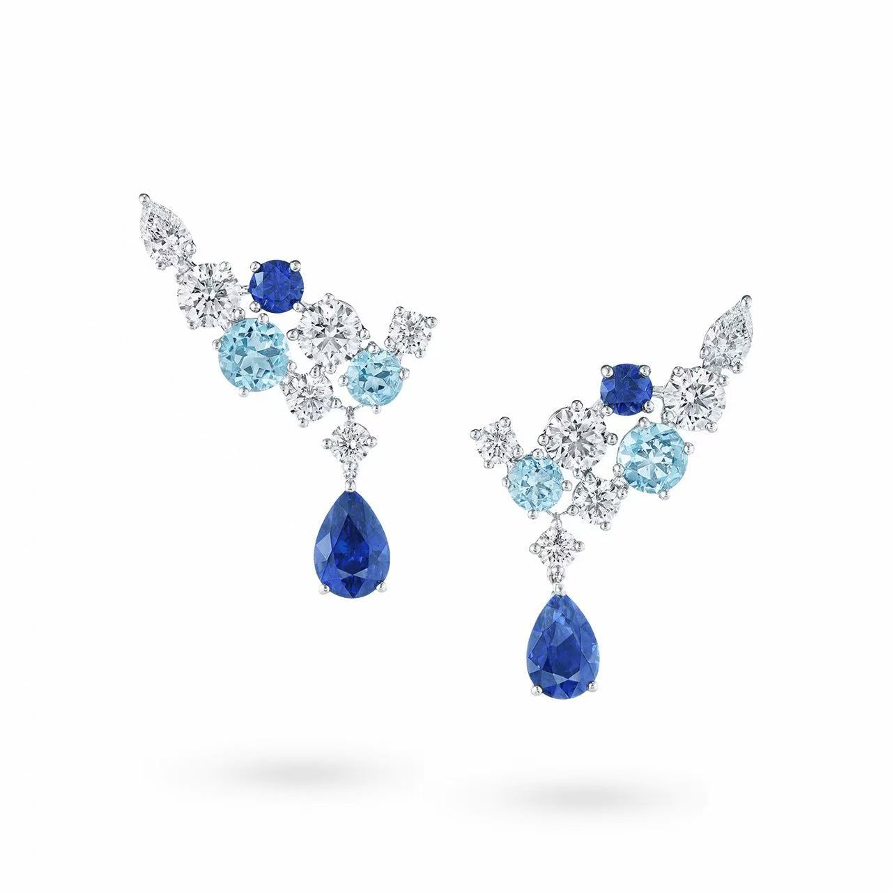 Azure Royale Sapphire Pendant Necklace