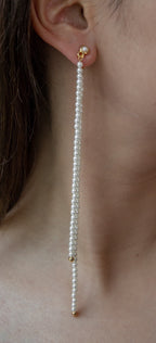 Long Pearl Earring