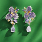 Violet Jasmine Blossom Earrings