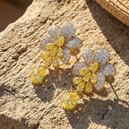 Golden Jasmine Bloom Earrings