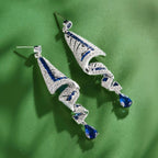 Sapphire Cascade Earrings