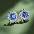 Royal Sapphire Stud Earrings