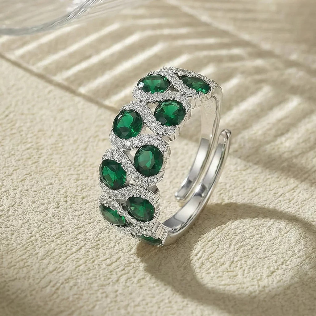 Emerald Vine Ring