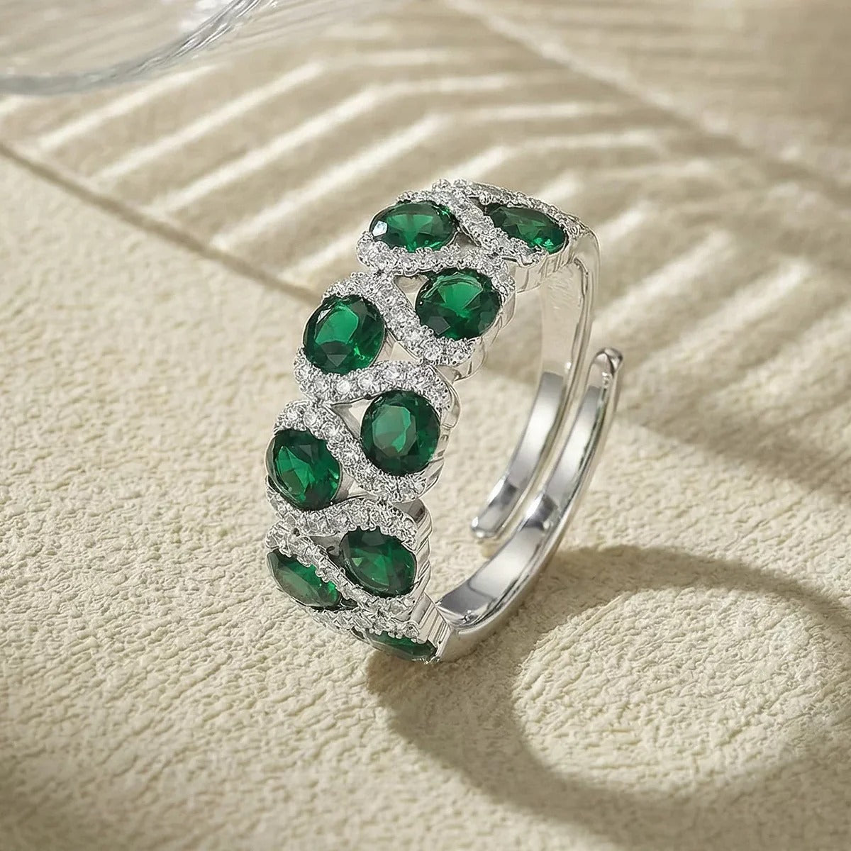 Emerald Vine Ring