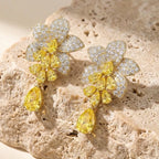 Golden Jasmine Bloom Earrings