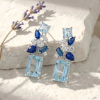 Azure Breeze Drop Earrings