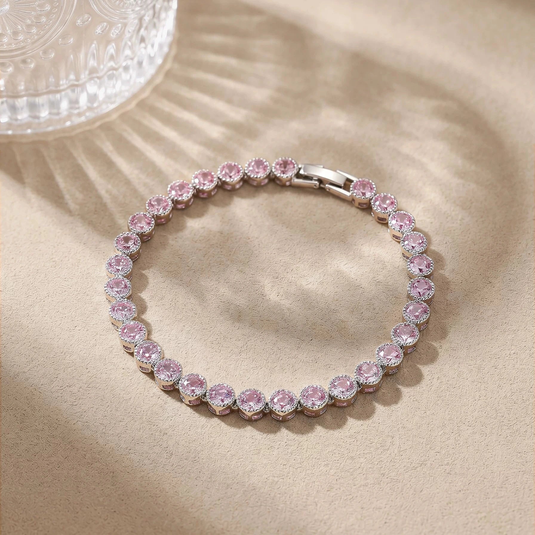 Blush Tennis Bracelet