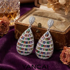 Rainbow Royale Statement Earrings