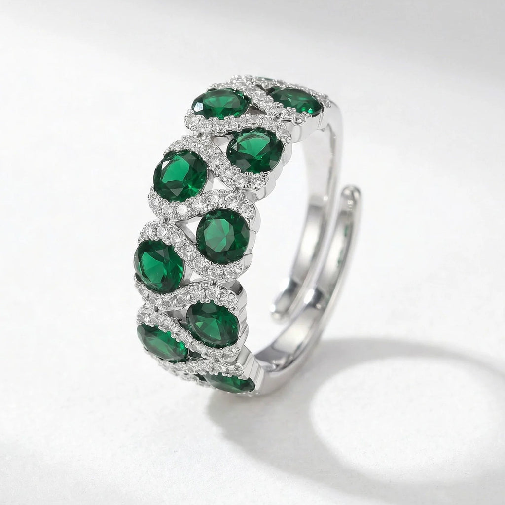Emerald Vine Ring