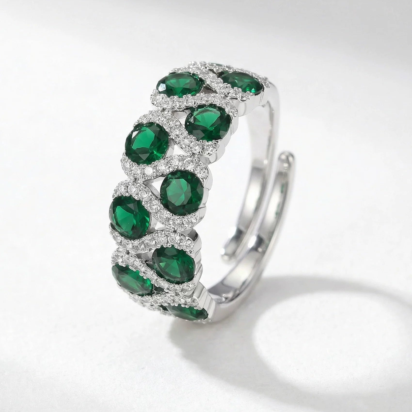 Emerald Vine Ring