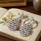 Rainbow Royale Statement Earrings