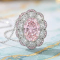 Blush Royale Halo Pendant