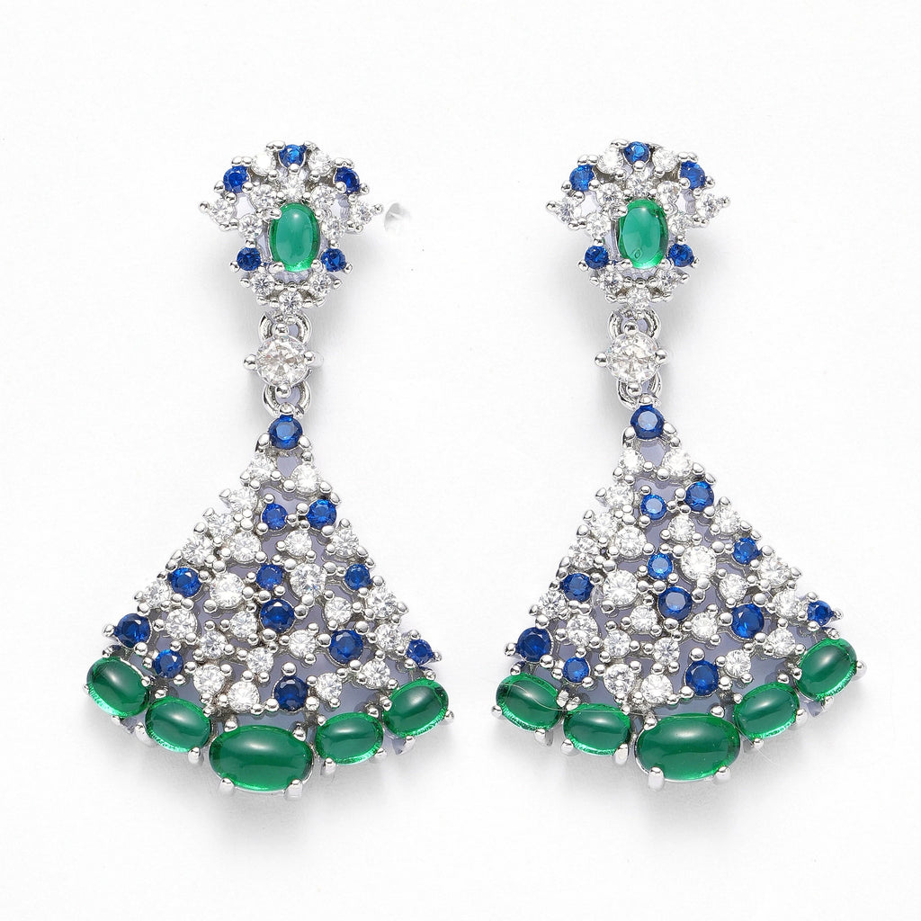Emerald Pavilion Earrings
