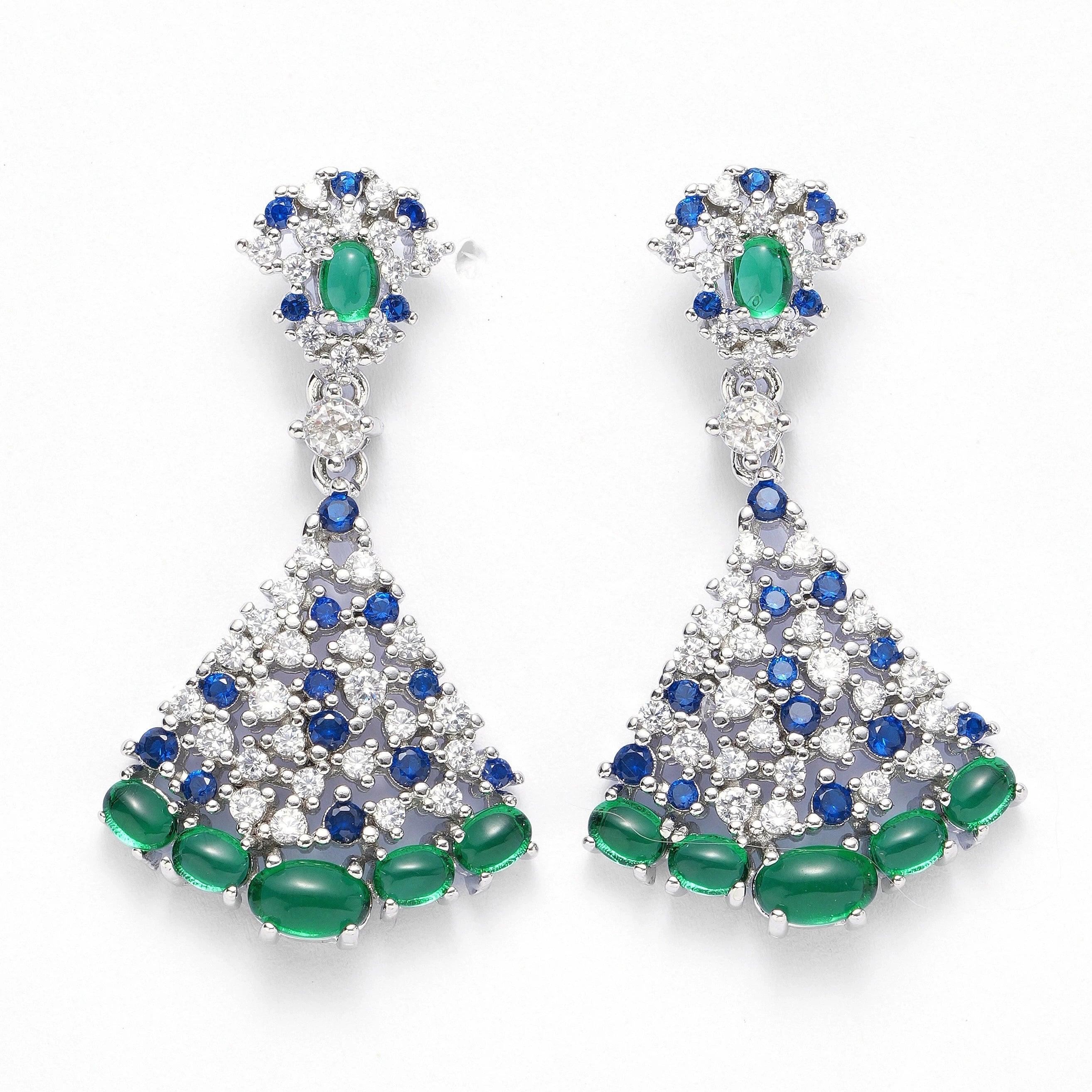 Emerald Pavilion Earrings